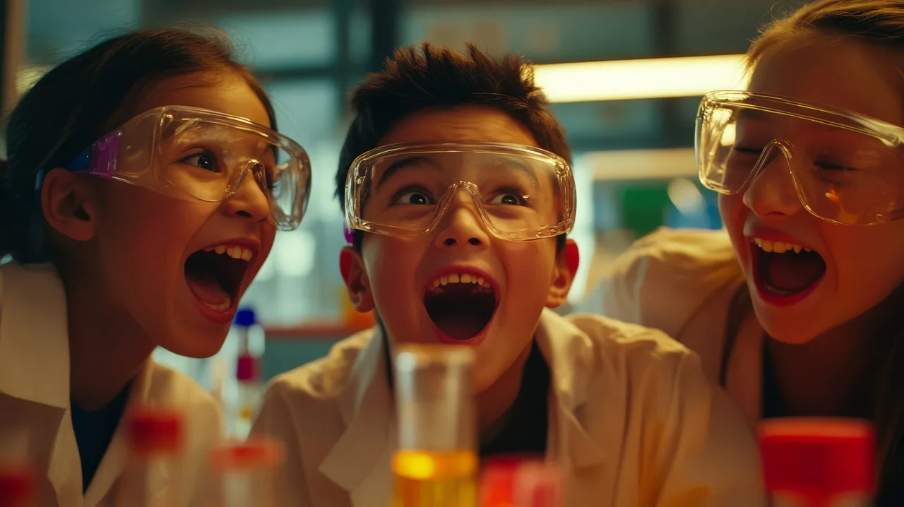 view-kids-learning-laboratory-science-day